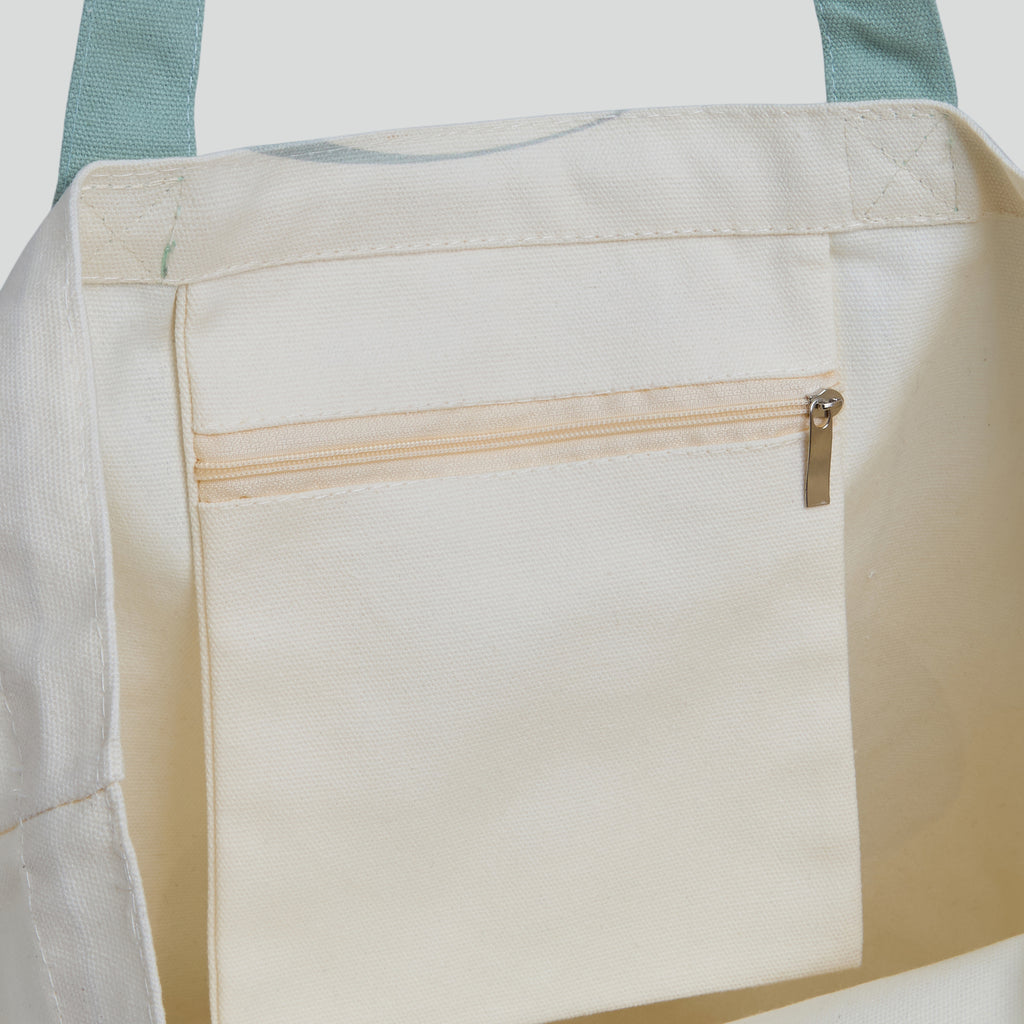 Bolsa Tote com Porta Tapete Yoga | Ecobag Algodão le must