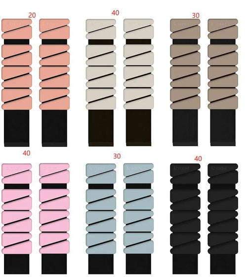 KIT COM 2 PESOS DE TORNOZELO ACONDICIONADOS EM UMA BOLSA DE NYLON COM ZPER PARA GINSTICA