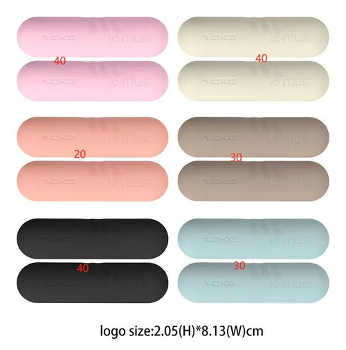 KIT COM 2 HALTERES DUMBBELL ACONDICIONADOS EM UMA BOLSA DE NYLON COM ZPER PARA GINSTICA